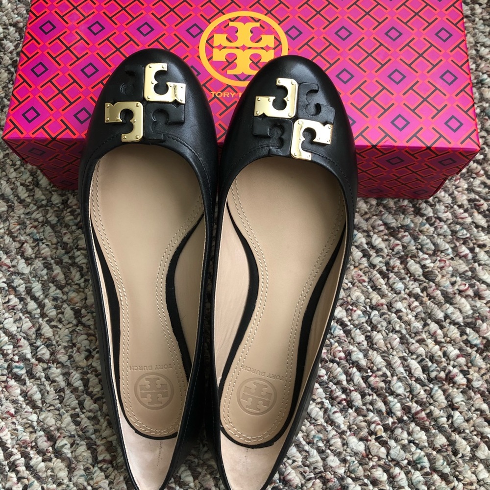 Tory Burch LOWELL black flats